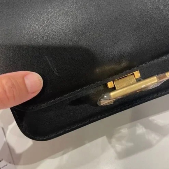 NWOT Zadig & Voltaire calf leather clutch bag ( MISSING STRAP) - Picture 7 of 8